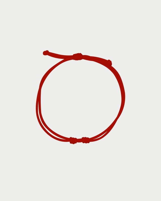 Bracciale Cordino Rosso - cb-br ts1 c7